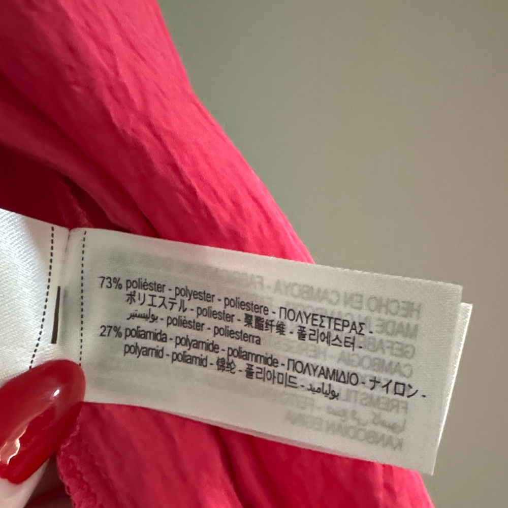 Zara Fuchsia Long Sleeve Shirt - Picture 3 of 4